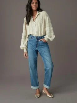 Next Boyfriend Jeans Mid Blue Online