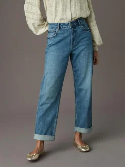 Next Boyfriend Jeans Mid Blue Online
