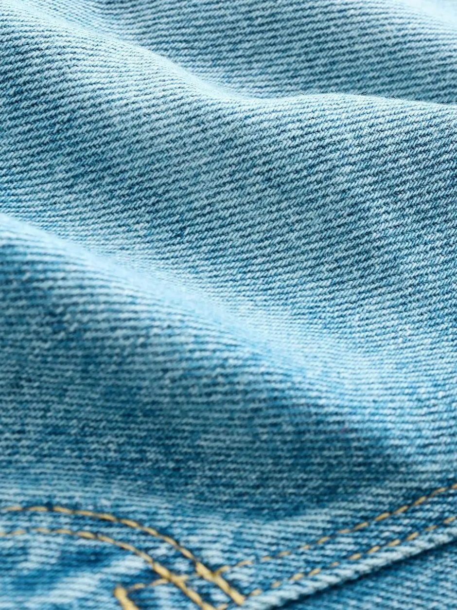 Next Mid Blue Denim Denim Pull On Carpenter Jeans (3-16yrs) New