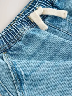 Next Mid Blue Denim Denim Pull On Carpenter Jeans (3-16yrs) New