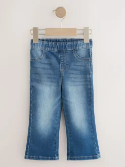 Next Flare Jeans (3mths-7yrs) Mid Blue Denim New
