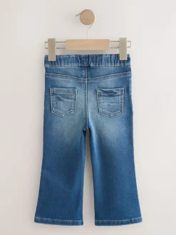 Next Flare Jeans (3mths-7yrs) Mid Blue Denim New