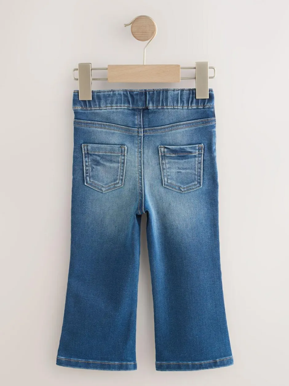 Next Flare Jeans (3mths-7yrs) Mid Blue Denim New