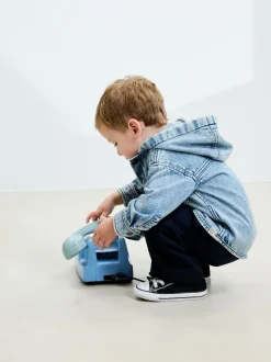 Next Denim Hooded Overshirt (3mths-7yrs) Mid Blue Discount