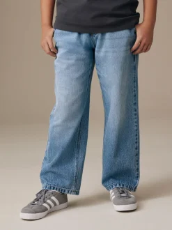 Next Pull on Denim Jeans (3-16yrs) Mid Blue Denim