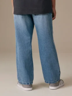 Next Pull on Denim Jeans (3-16yrs) Mid Blue Denim
