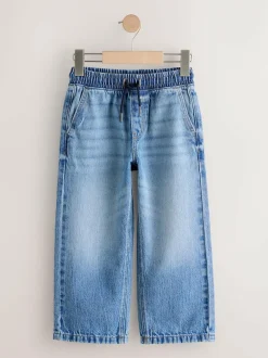 Next Pull on Denim Jeans (3-16yrs) Mid Blue Denim