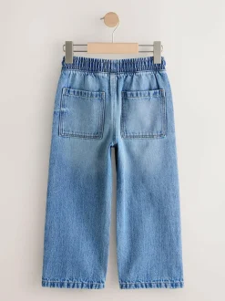Next Pull on Denim Jeans (3-16yrs) Mid Blue Denim