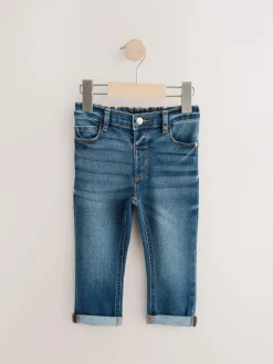 Next Regular Fit Comfort Stretch Jeans (3mths-7yrs) Mid Blue Denim