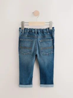 Next Regular Fit Comfort Stretch Jeans (3mths-7yrs) Mid Blue Denim