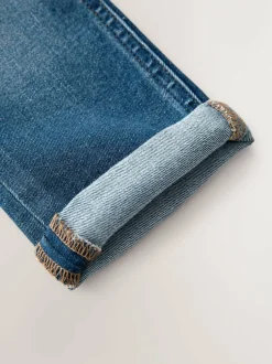 Next Regular Fit Comfort Stretch Jeans (3mths-7yrs) Mid Blue Denim