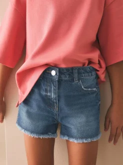 Next Mid Blue Denim Shorts (3-16yrs) Best