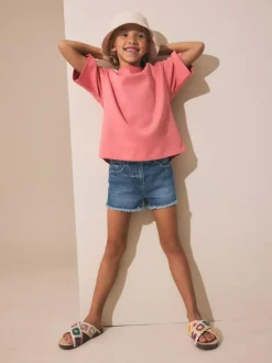 Next Mid Blue Denim Shorts (3-16yrs) Best
