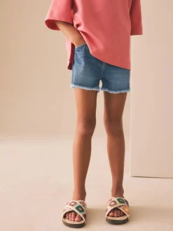 Next Mid Blue Denim Shorts (3-16yrs) Best
