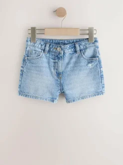 Next Mid Blue Denim Shorts (3-16yrs) Best