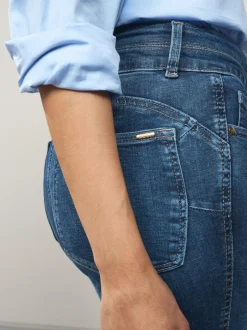 Next Slim Lift And Shape Jeans Mid Blue Denim Best