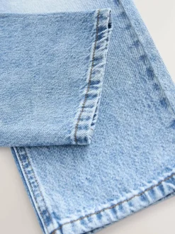 Next Straight Leg Jeans (3-16yrs) Mid Blue Denim Online