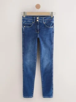 Next Lift Slim And Shape Skinny Jeans Mid Blue Denim Wash New