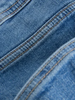 Next High Rise Stretch Wide Leg Hourglass Jeans Mid Blue Outlet
