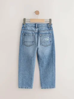 Next Loose Fit Authentic Jeans (3-16yrs) Mid Blue Online