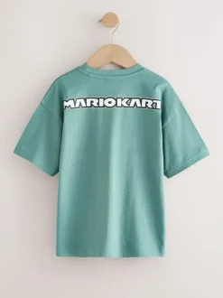 Next Mid Blue Mario Gaming T-Shirt (3-16yrs)