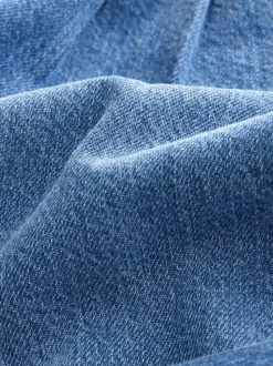 Next Pull On Wide Leg Jeans (6-16yrs) Mid Blue Best