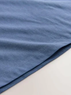 Next Mid Blue Regular Fit Short Sleeve T-Shirt (3-16yrs)