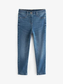 Next Regular Length Stretch Jeggings (3-16yrs) Mid Blue Online