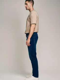 Next Mid Blue Slim Fit Essential Stretch Jeans Hot