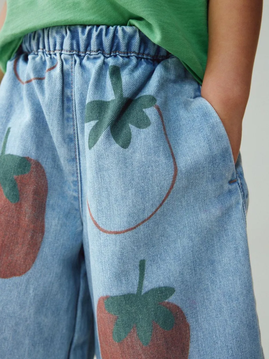Next Mid Blue Tomato Printed Jeans (3mths-7yrs) Best