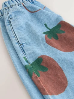Next Mid Blue Tomato Printed Jeans (3mths-7yrs) Best