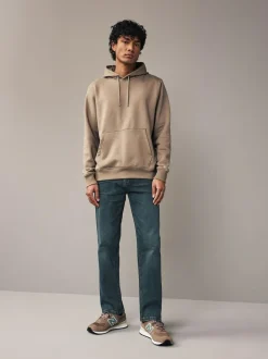 Next Straight Fit Authentic Stretch Denim Jeans Mid Tint