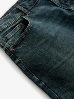 Next Straight Fit Authentic Stretch Denim Jeans Mid Tint