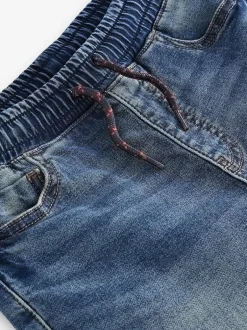 Next Loose Fit Stretch Elasticated Waist Jeans (3-16yrs) Mid Vintage Blue
