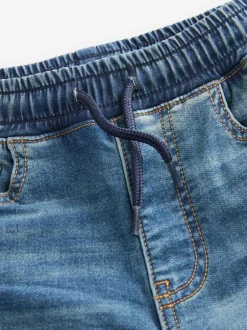 Next Regular Fit Stretch Elasticated Waist Jeans (3-16yrs) Mid Vintage Blue New