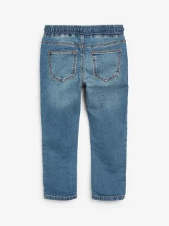 Next Skinny Fit Stretch Elasticated Waist Jeans (3-16yrs) Mid Vintage Blue