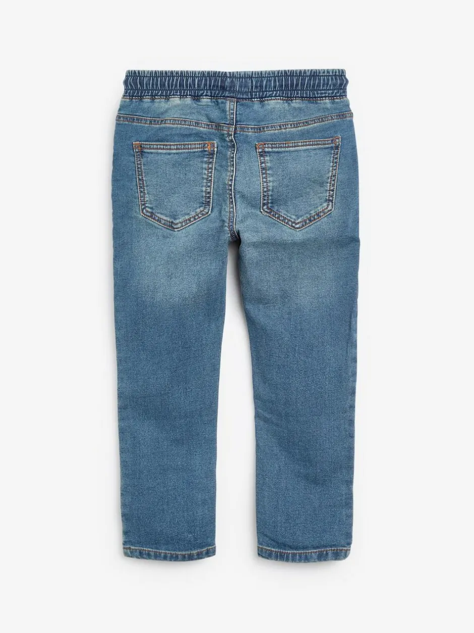 Next Skinny Fit Stretch Elasticated Waist Jeans (3-16yrs) Mid Vintage Blue