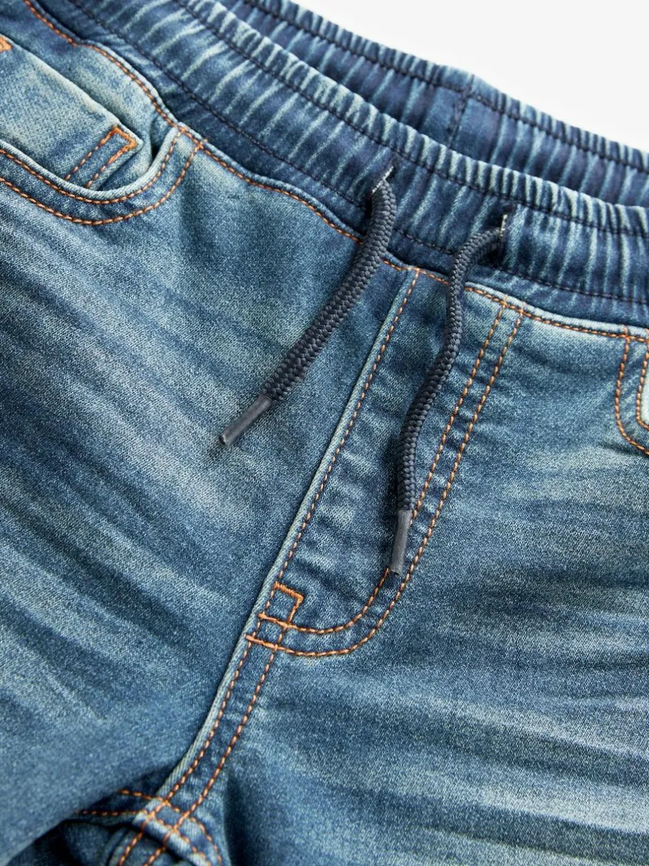 Next Skinny Fit Stretch Elasticated Waist Jeans (3-16yrs) Mid Vintage Blue