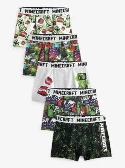 Next Minecraft Trunks 5 Pack (3-16yrs) Best
