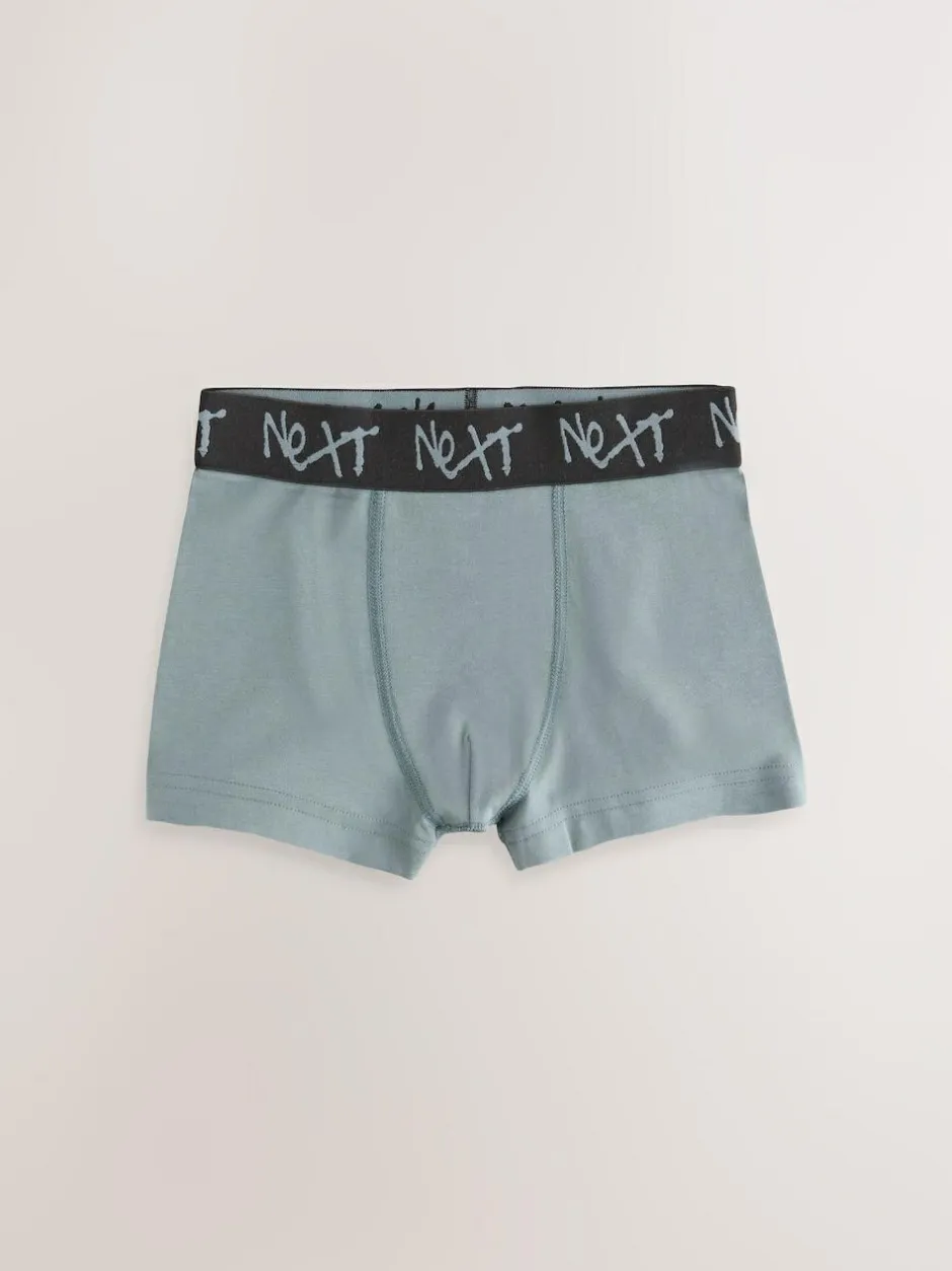 Next Mineral Multi with Black Waistband Trunks 7 Pack (2-16yrs) Discount