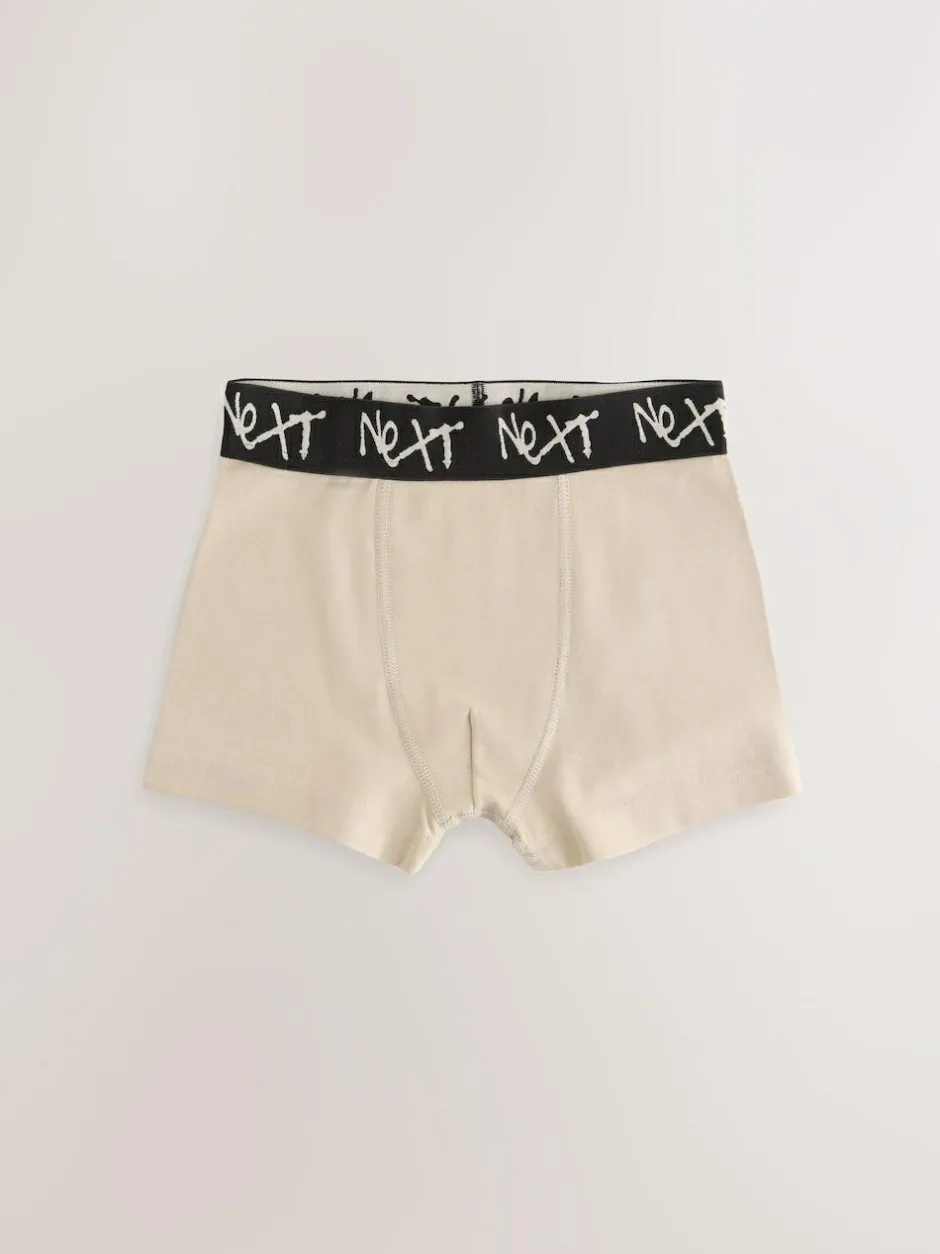 Next Mineral Multi with Black Waistband Trunks 7 Pack (2-16yrs) Discount