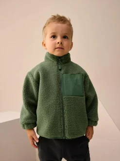Next Minerals Plain Funnel Neck Fleece Zip Through Fleece (3mths-7yrs) Hot