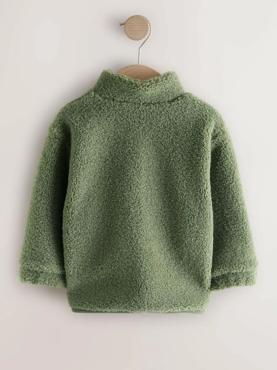 Next Minerals Plain Funnel Neck Fleece Zip Through Fleece (3mths-7yrs) Hot