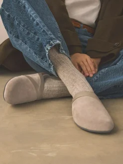 Next Forever Comfort Leather Clean Footbed Clogs Mink Brown