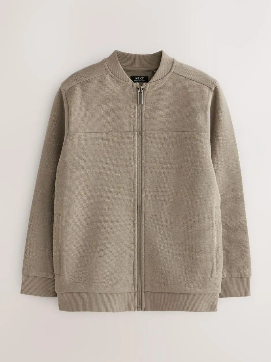 Next Smart Bomber Jacket (3-16yrs) Mink Brown Hot