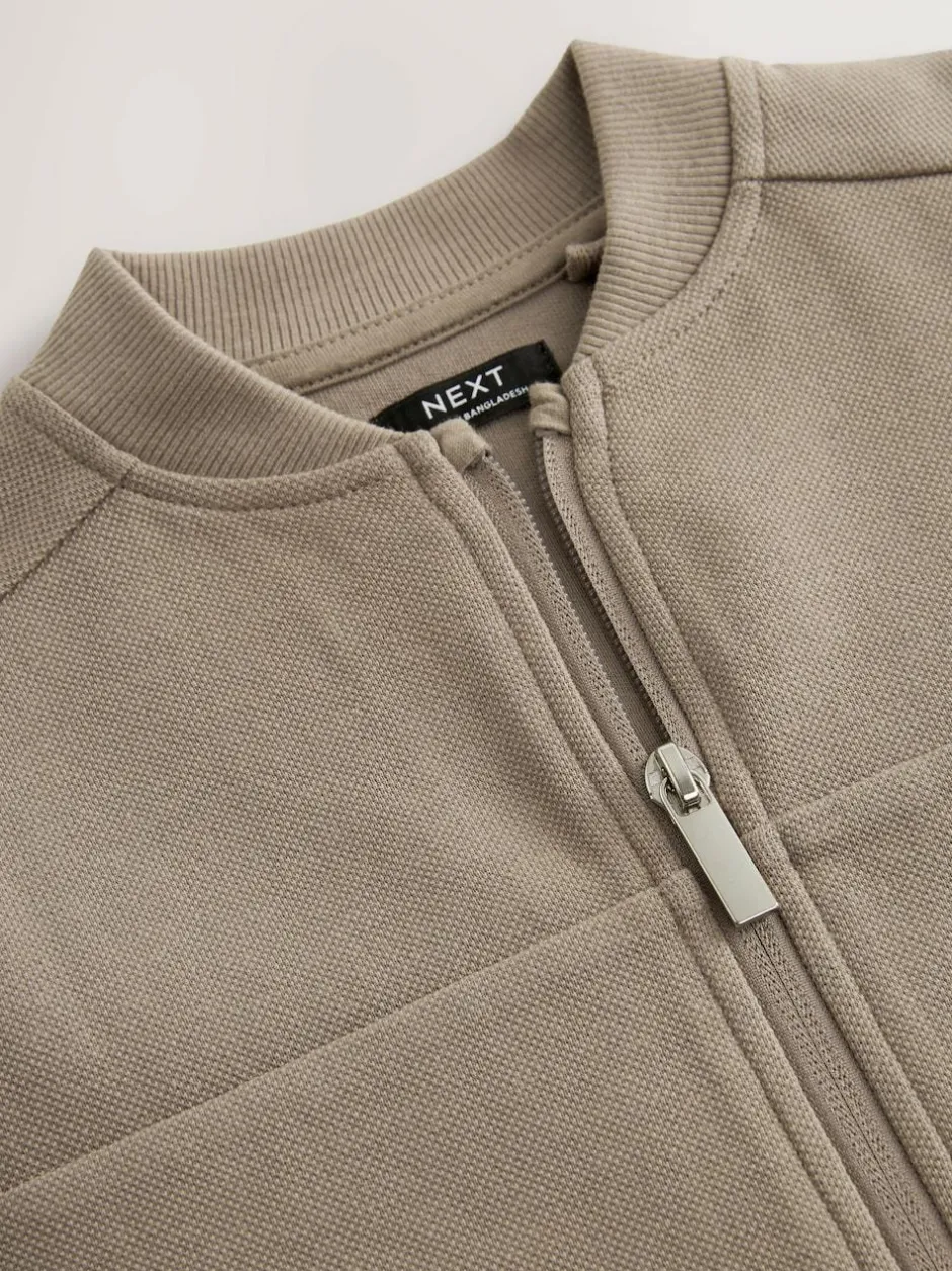Next Smart Bomber Jacket (3-16yrs) Mink Brown Hot