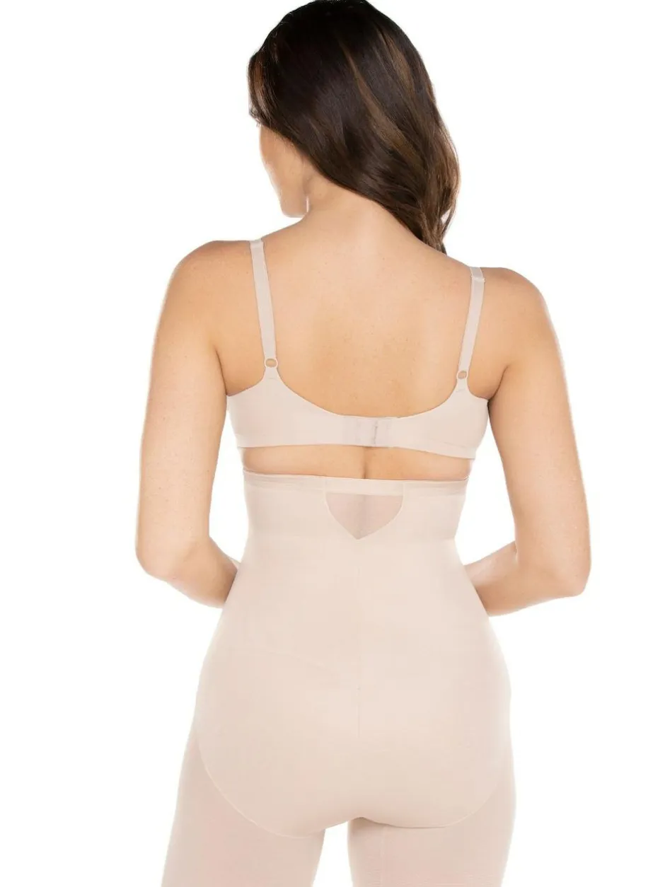 Miraclesuit High Waisted Thigh Slimming Sheer Shorts Warm Beige Best