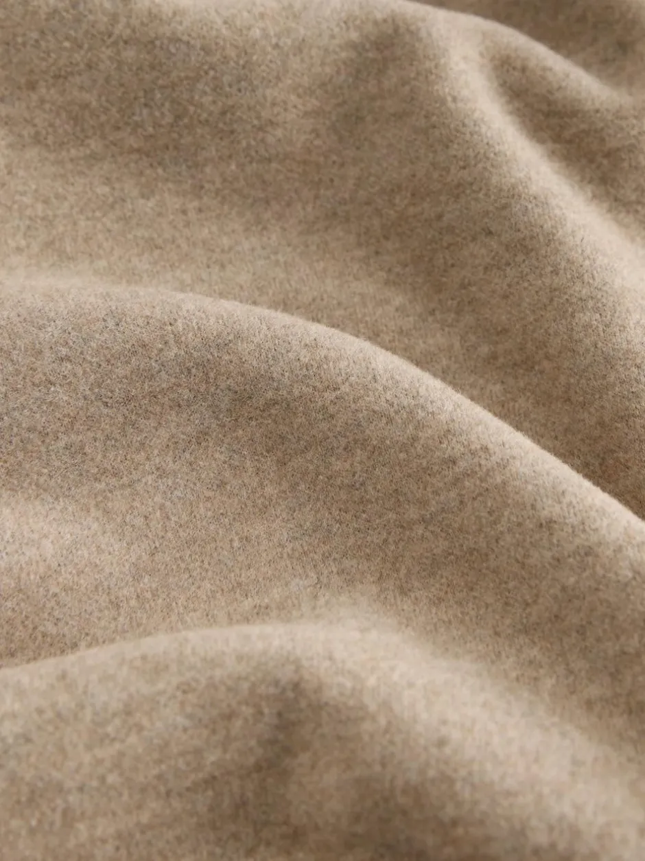 Next Mocha Brown Soft Brushed Finish Barrel Leg Trousers