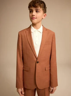 Next Mocha Brown Suit Jacket (3-16yrs) Clearance