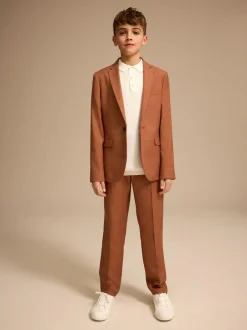 Next Mocha Brown Suit Jacket (3-16yrs) Clearance